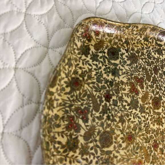 Vintage Floral Decorative Tray Pressed Board Decoupaged 12x15 inches - Picture 4 of 10